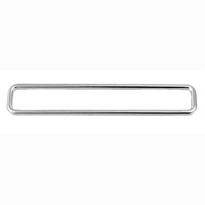 68-72 C-10 SIDE MARKER LAMP TRIM STAINLESS 1 PC, TAKES 2 PER MARKER LIGHT FITS UPPER AND LOWER POSITION OF ALL 4 LIGHTS