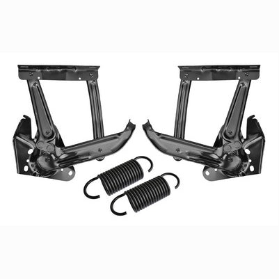 67-72 CHEV/GMC P/U, SUBURBAN AND BLAZER HOOD HINGE SET, W/SPRINGS, 2PC LH AND RH