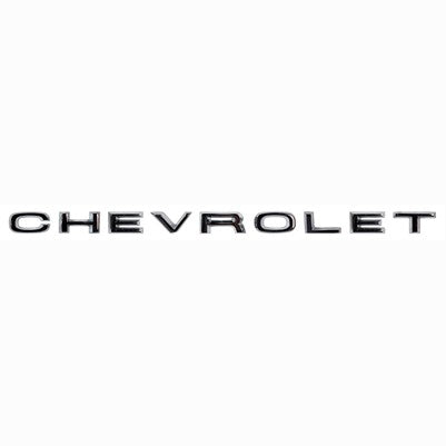 67-68 C10 CHEVROLET HOOD LETTER SET, 9PC