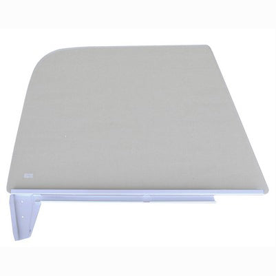 67-72 C10 FRONT DOOR GLASS ASSEMBLY, CLEAR, STD CAB TRUCK, LH