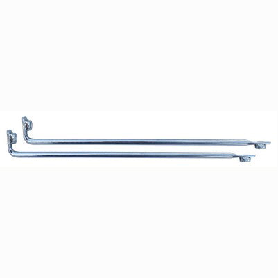 73-87 CHEV/GMC FLEETSIDE PICKUP 2PC BEDSIDE BRACE KIT, CHROME PLATED