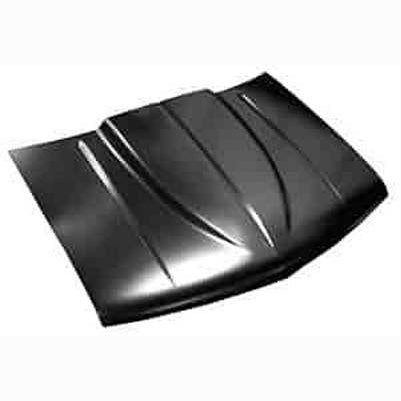 1988-98 C/K Truck, 92-99 C/K SUV Cowl Induction Hood 2nd Design w/tapered cowl