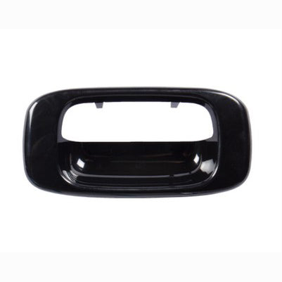 99-06 CV SILVERADO AND MC SIERRA TAILGATE HANDLE BEZEL, SMOOTH BLACK, ALSO FITS 07 CLASSIC AND 05-08 HUM H2