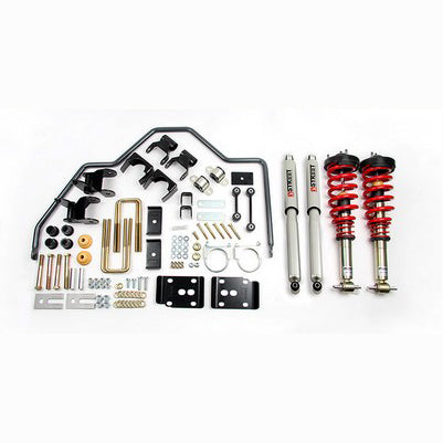 2015-20 F150 2wd/4wd 1-3 inch front/4 or 5.5 rear lowering Performance Handling Kit