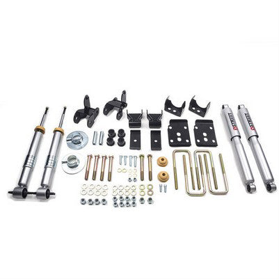 2015-20 F150 2wd/4wd short box 0-2 inch front, 4 inch rear lowering kit With SP shocks