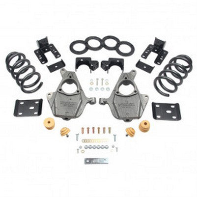 2016-18 Silverado/Sierra 1500 (2wd, reg/ext/crew cab, alum or stamped control arms)2wd 3 or 4 inch front/5 or 6 inch rear drop without shocks