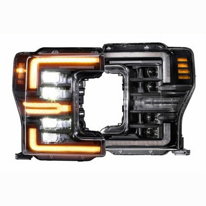 XB LED Headlights: Ford Super Duty (17-19) (Pair / Amber DRL) (GEN 2)