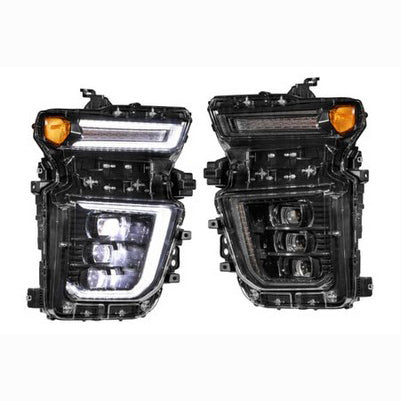 XB LED Headlights: Chevrolet Silverado HD (20-24) (Pair)