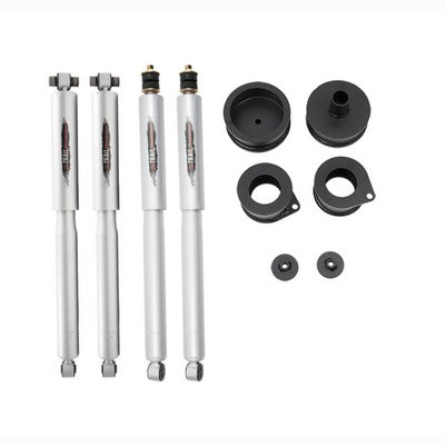 2007-17 JK Wrangler 2.5 inch Leveling Kit w/Trail Performance front and rear shocks