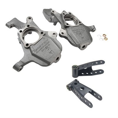 2019-25 Silverado/Sierra 1500 2wd/4wd (all cabs) complete 2 front/ 2 rear lowering kit