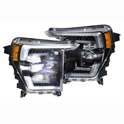 XB Headlights: Ford F150 (2021+) (White DRL)