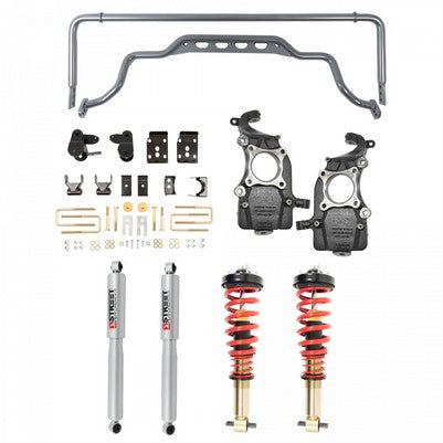2021-25 F150 2WD Handling kit, 2 to 5.5 inch front / 6.5 inch rear lowering