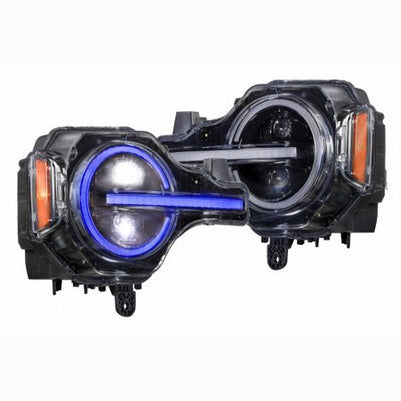 XRGB LED Headlights: Ford Bronco (21+) (Pair / RGB DRL)