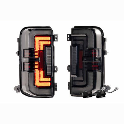 XB LED Tail Lights: Ford Bronco (2021+) (Smoked / Set)