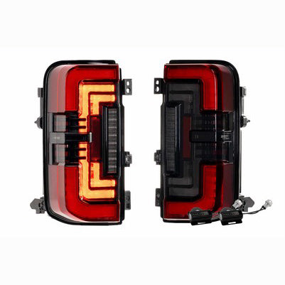 XB LED Tail Lights: Ford Bronco (2021+) (Red / Set)