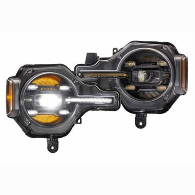 XB LED Headlights: Ford Bronco (21+) (Pair / White DRL)