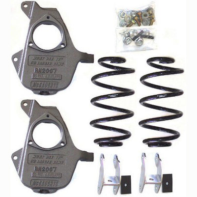 2000-06 Tahoe, Yukon, Suburban 2/3 Deluxe Lowering Kit, With Light Duty Rear Shocks