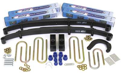BDS Suspension 4 inch Lift Kit for 1973, 1976 GM 4WD K20/K25 3/4 ton Suburban and pickup trucks
