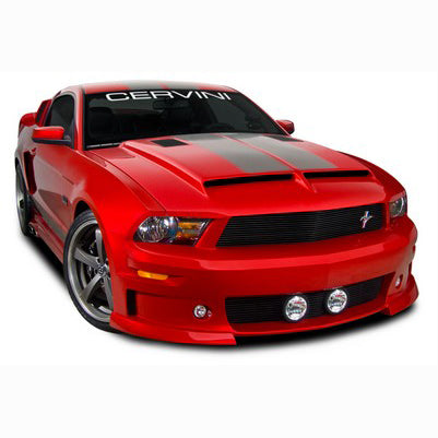 2010-12 Mustang Type 4 Ram Air Hood w/ Billet Heat Extractors