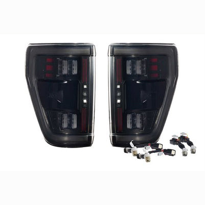 XB LED Tail Lights: Ford F150 (2021+) (Pair / BLIS / Smoked)