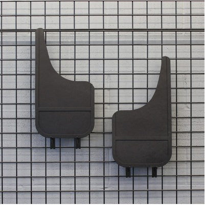 Airhawk 12 X 22 Front Mudflaps, Pair, Fleet Flaps, Moon Cut, without stainless plate