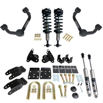 2015-26 F150 2wd/4wd Touring Suspension Lowering System, up to 4.5 inch front, up to 5.5 inch rear