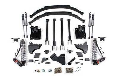 2011-2016 F250/F350 4wd 8 inch 4-Link Suspension Lift Kit, 7 inch rear, Spring, Diesel | Fox 2.5 PES C/O Front, Fox 2.0 IFP PS Aux Front, Fox 2.0 IFP PS Rear