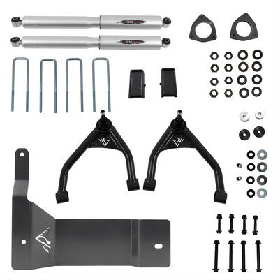 2007-13 Silverado/Sierra 1500 4wd ext & crew cab 4 inch suspension lift with strut spacers