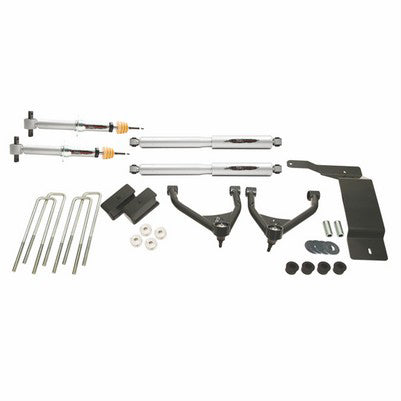 2007-13 Silverado/Sierra 1500 4wd ext & crew cab 4 inch suspension lift w/struts