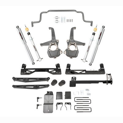 2019-25 Silverado/Sierra 1500 4wd 6 to 8 inch Lift w/struts and sway bar