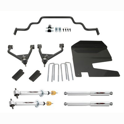2019-25 Silverado/Sierra 1500 4wd 4 front/4 rear suspension lift with Trail Performance Struts and shocks and upgraded sway bar