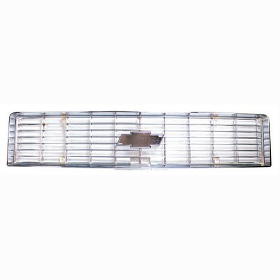 Premium Grille - OE Style w/ Foil Bowtie Emblem - Chrome - 73-74 Chevy C/K Pickup Blazer Suburban