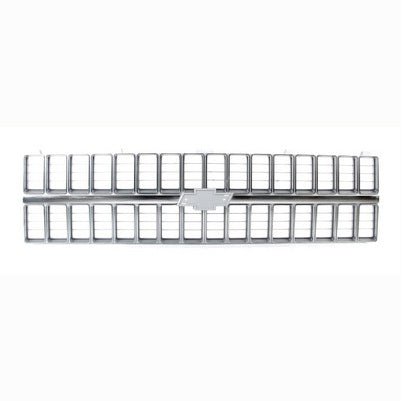 Premium Grille - OE Style w/ Emblem Mount - Chrome - 81-82 Chevy C/K Pickup Blazer Suburban