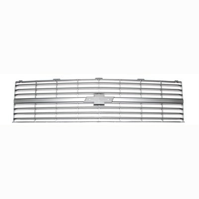 Premium Grille - OE Style w/ Emblem Mount - Argent Gray (Single Headlight) - 83-84 Chevy C/K Pickup Blazer Suburban