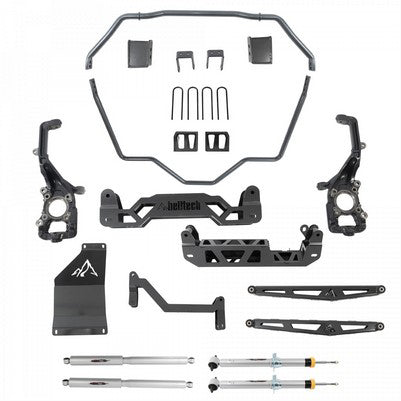 2021-25 F150 4wd 6-7 inch Lift Kit with Front and Rear Trail Performance Coilovers