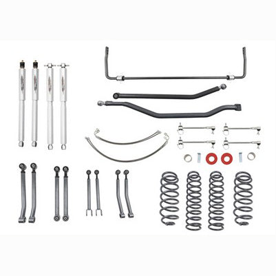 2007-17 Wrangler Rubicon Unlimited JK 4dr 4 inch Lift with Trail Performance shocks and upgraded sway bar