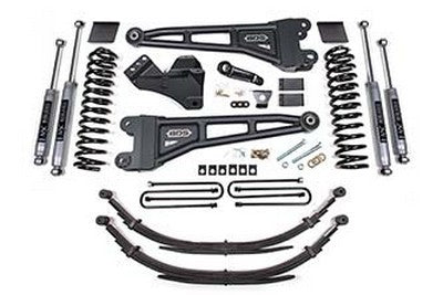2011-2016 F250/F350 6 inch Radius Arm Lift Kit, 2 inch Rear Factory Lift Block, Diesel | NX2 Front, NX2 Rear