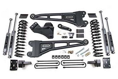 2011-2016 F250/F350 4 inch Radius Arm Kit - Gas, NX2 Shocks
