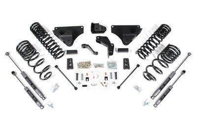 2014-18 Ram 2500 Diesel w/rear coils 4 inch radius arm drop lift kit, NX2 shocks