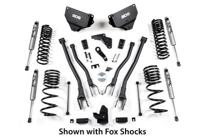 2014-18 Ram 2500 Diesel w/rear coils 4 inch 4-link lift kit, NX2 shocks