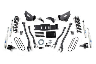 2013-18 Ram 3500 Diesel w/o rear air 6 inch 4-link lift kit
