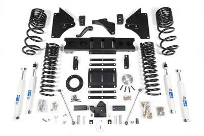 2014-18 Ram 2500 Gas w/rear coils 5.5 inch Radius arm drop lift kit, NX2 shocks
