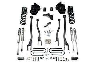2013-18 Ram 3500 Gas w/o rear air 5.5 inch 4-Link lift kit
