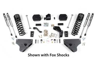 2014-18 Ram 2500 Gas w/rear coils 4 inch Radius Arm drop lift kit