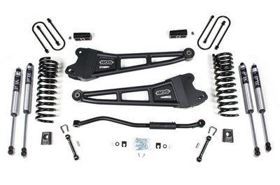 2013-18 Ram 3500 Diesel w/o rear air 3 inch radius arm lift kit With Fox Shocks