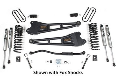 2013-18 Ram 3500 Diesel w/o rear air 3 inch radius arm lift kit