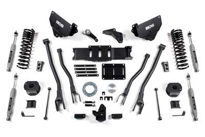 2014-18 Ram 2500 Diesel w/rear air 6 inch 4 link lift kit