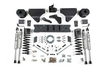 2014-18 Ram 2500 Gas w/rear air 5.5 inch radius arm drop lift kit, NX2 shocks
