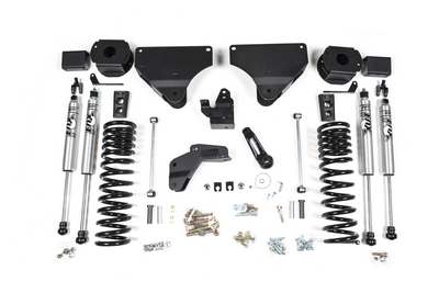 2014-18 Ram 2500 Diesel w/rear air 4 inch radius arm drop lift kit, NX2 shocks