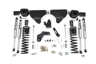 2014-18 Ram 2500 Gas w/rear air 4 inch radius arm drop lift kit, NX2 shocks